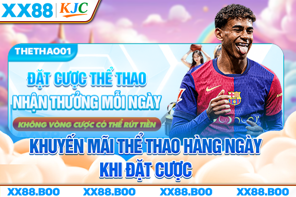 Khuyến mãi thể thao hàng ngày khi đặt cược